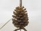 Hollywood Regency Pine Cone Table Light, France, 1970s, Image 6