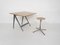 Architect Table and Stool by Friso Kramer for Ahrend De Circel, the Netherlands, 1950s, Set of 2, Image 8