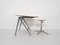 Architect Table and Stool by Friso Kramer for Ahrend De Circel, the Netherlands, 1950s, Set of 2, Image 4