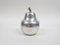 Aluminum Silver Pear Shaped Ice Bucket, 1970s 1