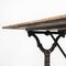 French Stone Top Cast Iron Cafe Bistro Table, 1930s, Image 6