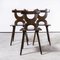 French Oak Dining Chair, 1950s, Set of 3 7