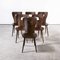 French Bentwood Classic Shaped Dining Chair by Joamin Baumann, 1950s, Set of 6 3