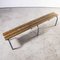 Long French 680 Slatted Bench from Mullca, 1950s, Image 9