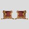 Italian Velvet Cushions with Embroidery by Rubelli, Set of 2 1