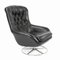 Leather Swivel Armchair, Image 1