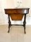 Antique Burr Walnut Inlaid Work Table 15