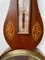 Antique George III Mahogany Inlaid Banjo Barometer, Image 8
