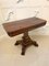 Antique Mahogany Fold Over Tea Table 5