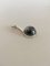 Sterling Silver No.156 Pendant with Hematite Stone by Georg Jensen 2