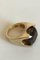 14Kt Gold Ring with Smoke Quartz Stone by Just Andersen, Image 4