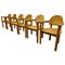 Pine Wood Dining Chairs by Rainer Daumiller for Hirtshals Savvaerk, Set of 6, 1980s 1