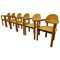 Pine Wood Dining Chairs by Rainer Daumiller for Hirtshals Savvaerk, Set of 6, 1980s, Image 1