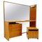 Mid-Century Wooden Dressing Table, Italy, 1950s, Image 1