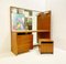 Mid-Century Wooden Dressing Table, Italy, 1950s, Image 3