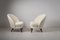 Scandinavian Mid-Century Modern White Sheepskin Lounge Chairs by Arne Norell, Set of 2 7