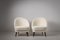 Scandinavian Mid-Century Modern White Sheepskin Lounge Chairs by Arne Norell, Set of 2 5