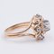 Anello in oro bicolore 18k con diamante a taglio brillante, anni '30, Immagine 4