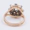 Anello in oro bicolore 18k con diamante a taglio brillante, anni '30, Immagine 5