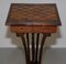Regency Nest of Hardwood Tables with Chess Board Top from Gillows, Set of 3 10