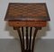 Regency Nest of Hardwood Tables with Chess Board Top from Gillows, Set of 3, Image 10