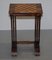 Regency Nest of Hardwood Tables with Chess Board Top from Gillows, Set of 3, Image 3