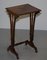 Regency Nest of Hardwood Tables with Chess Board Top from Gillows, Set of 3, Image 14