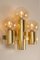 Brass and Smoke Glass Sconces by Sciolari, Italy, 1960s, Set of 2 7