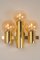 Brass and Smoke Glass Sconces by Sciolari, Italy, 1960s, Set of 2 9