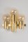 Brass and Smoke Glass Sconces by Sciolari, Italy, 1960s, Set of 2 3