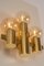 Brass and Smoke Glass Sconces by Sciolari, Italy, 1960s, Set of 2 6