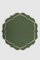 Mantel individual ALHAMBRA Riffle de lino verde de Los Encajeros, Imagen 1