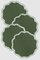 VALVER Green Embroidered Linen Placemat from Los Encajeros, Image 2