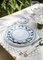 ESCAMAS Blue Embroidered Linen Placemat from Los Encajeros 2