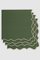 Servilleta ALHAMBRA Riffle de lino verde de Los Encajeros, Imagen 2