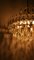Große Mid-Century Deckenlampe aus Messing & Kristallglas von Palwa 7