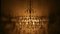 Lampada da soffitto grande Mid-Century in ottone e cristallo di Palwa, Immagine 6