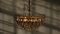 Large Mid-Century Brass and Crystal Glass Ceiling Lamp from Palwa 5