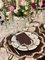 Servilleta VALVER de lino bordado en marrón de Los Encajeros, Imagen 3