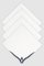Servilleta OLIMPIA de lino bordado en gris oscuro de Los Encajeros, Imagen 3