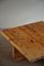 Swedish Modern Brutalist Solid Pine Coffee Table by Sven Larsson, 1970s 13