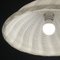Lámpara colgante Swirl de cristal de Murano, años 80, Imagen 3