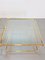 Regency Coffee or Side Tables in Brass & Acrylic Glass, Italy, 1970s, Set of 2 3