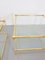 Regency Coffee or Side Tables in Brass & Acrylic Glass, Italy, 1970s, Set of 2 10
