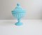 Blue Opaline Glass Bonbon Dish from Portieux Vallerysthal, France, 1910, Image 10