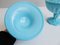 Blue Opaline Glass Bonbon Dish from Portieux Vallerysthal, France, 1910, Image 6