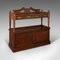 Large Victorian English Walnut Serving Sideboard, 1870s, Image 1