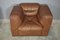 Cognac Leather Armchairs from B. L. Arredamenti, 1970s, Set of 4, Image 18