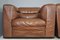 Cognac Leather Armchairs from B. L. Arredamenti, 1970s, Set of 4, Image 11
