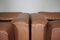Cognac Leather Armchairs from B. L. Arredamenti, 1970s, Set of 4, Image 22